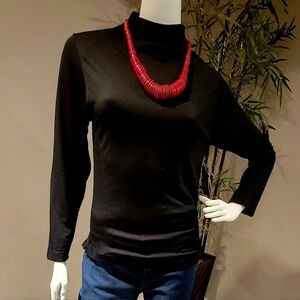 NWT Cotton Candy Classic Black top